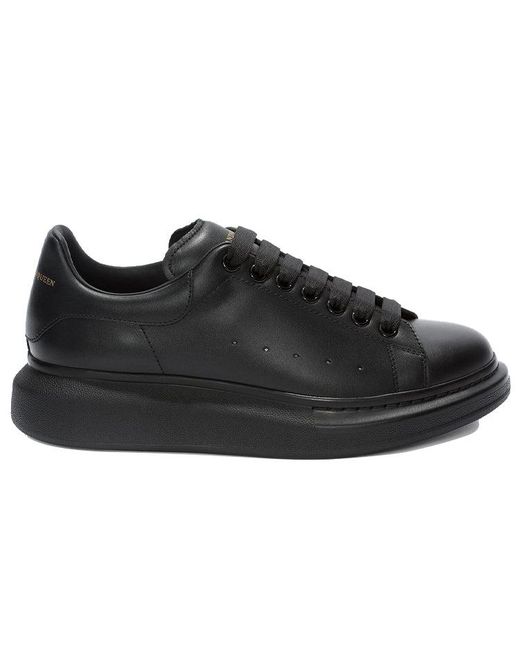 McQueen Black Oversized Sneaker 'Pure' for men