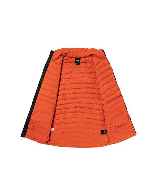The North Face Orange Nuptse Jacket 700 for men