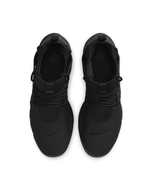 Nike Black Air Presto Mid Utility 'Triple' for men