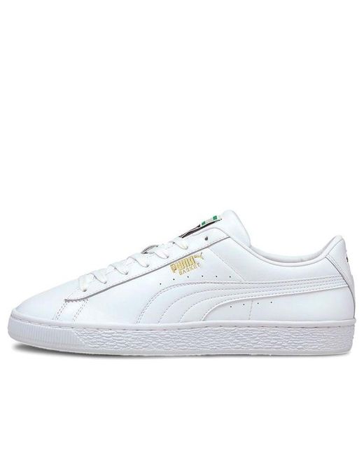 PUMA White Basket Classic 21 for men