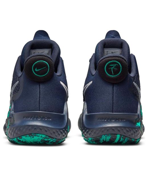 Nike Blue Kd Trey 5 Ix Ep 'Obsidian Clear Emerald' for men