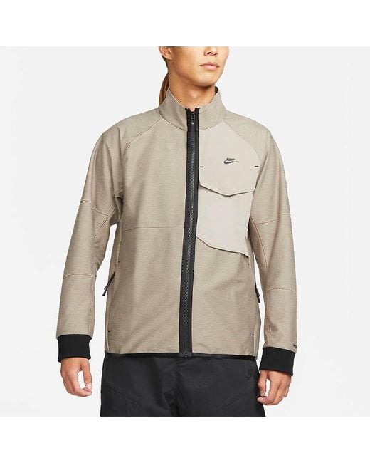 Nike Natural Sportswear Dri-Fit Tech Pack Moisture Conduction Quick Dry Casual Jacket Moon Lime for men