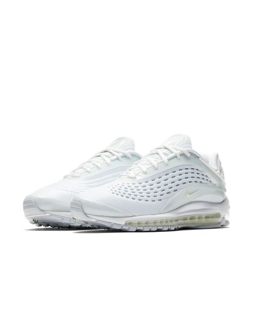 Nike White Air Max Deluxe 'Pure Platinum' for men