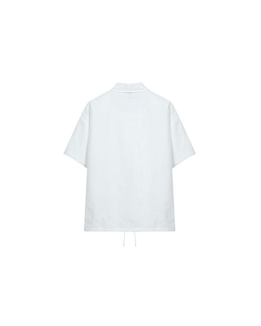 Mizuno White Graphic Polo Shirt for men