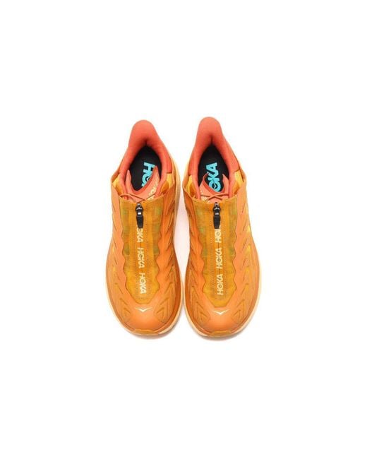 Hoka One One Orange Project Clifton 'Desert Sun' for men