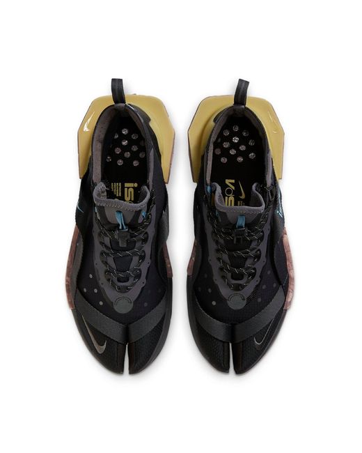 Nike Black Ispa Drifter Split 'Iron' for men