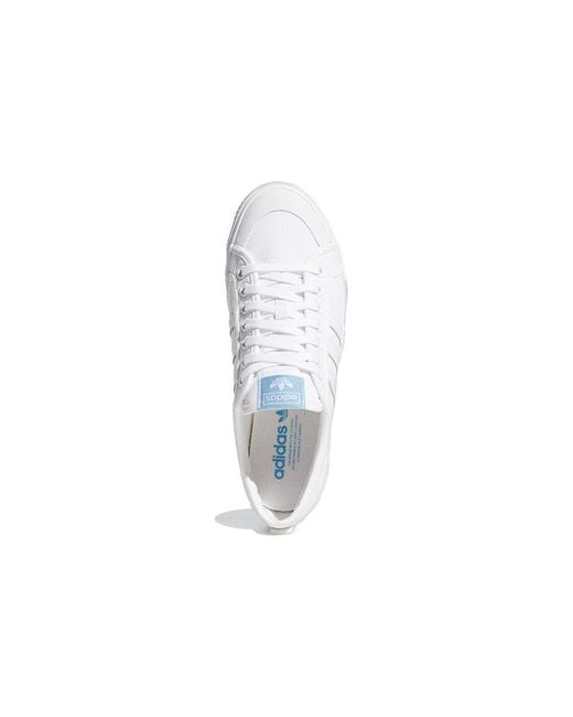 Adidas White Nizza 'Cloud' for men