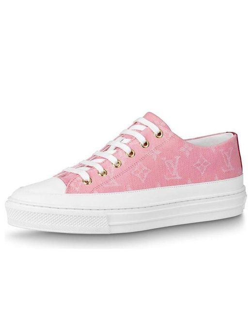 Lv hotsell sneakers pink