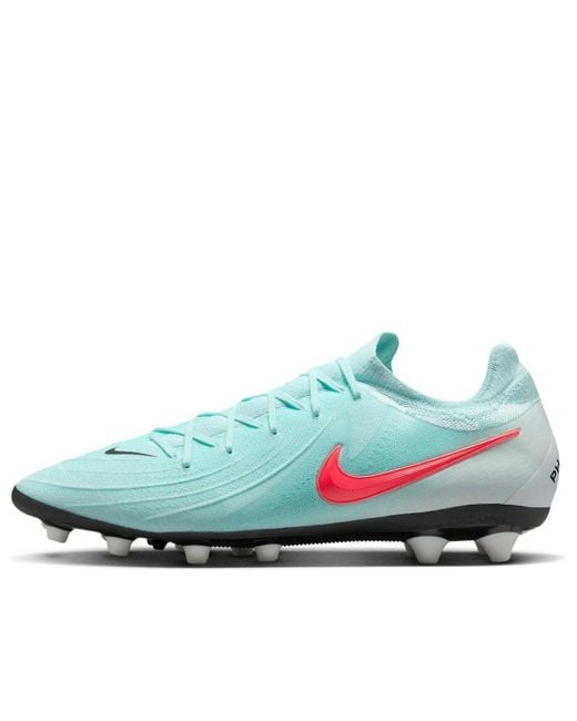 Nike Blue Phantom Gx 2 Pro Artificial-Grass Low-Top Soccer Cleats for men