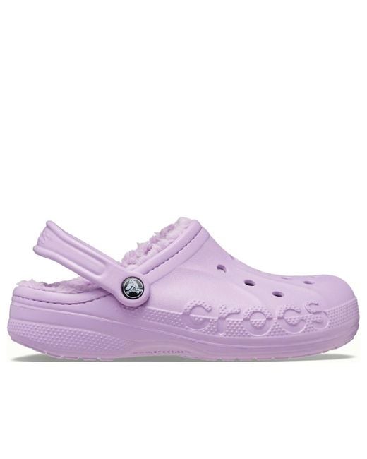 CROCSTM Purple Baya Lined Clogs 'Orchid'