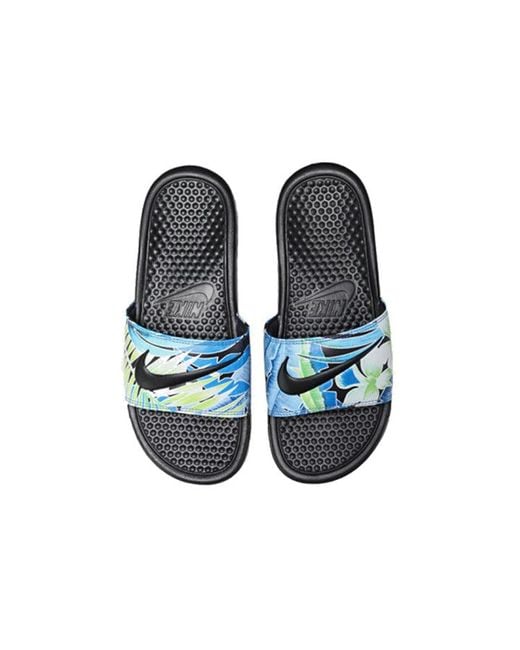Nike Blue (Wmns) Benassi Jdi Print