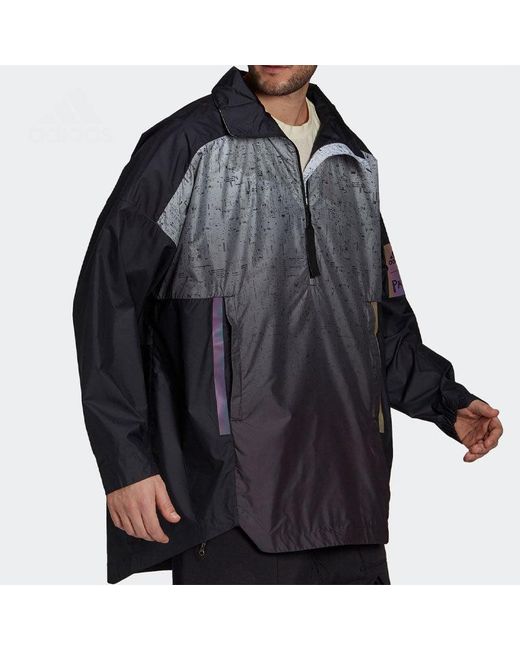 Adidas Black Myshelter Wind Ready Jacket Halo' for men