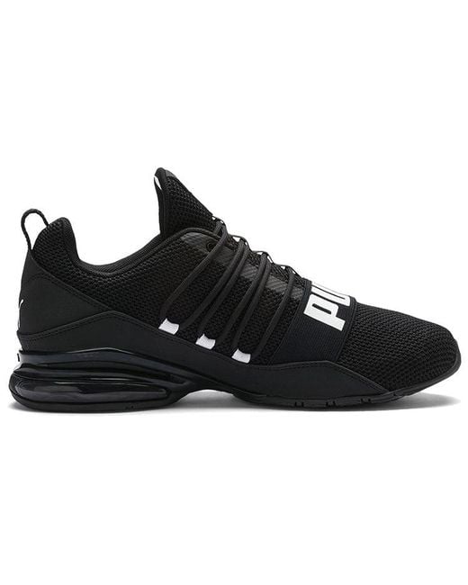 PUMA Black Cell Regulate Woven Low-Top Running Shoes for men