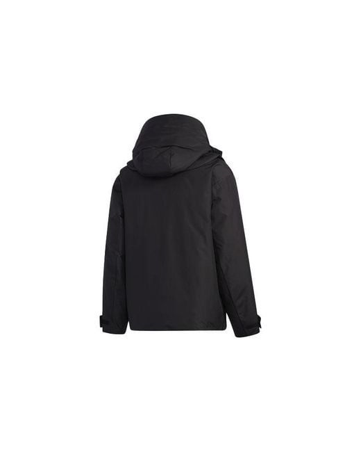 Adidas Black Originals Premium Jkt 2 Detachable Multiple Pockets Casual Sports Stay Warm Down Jacket for men
