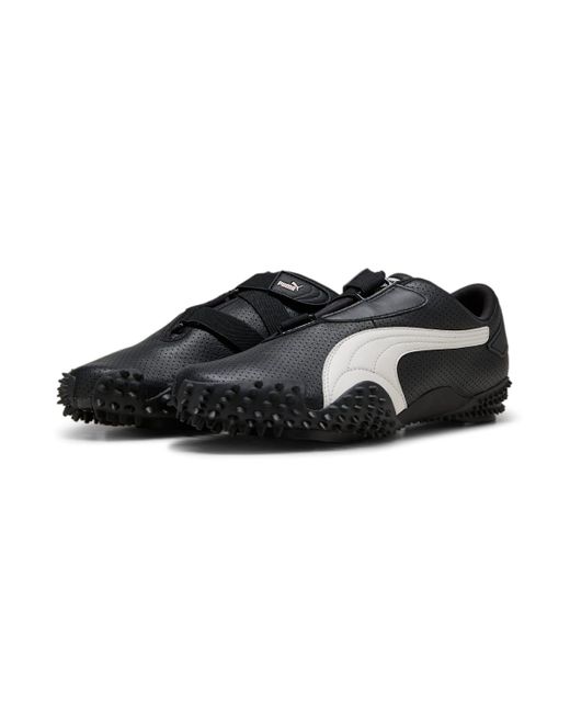 PUMA Black Mostro Perforated Leather for men