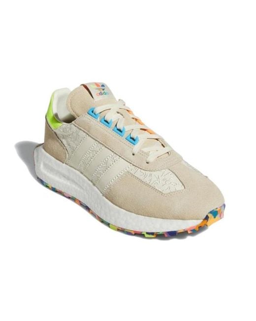 Adidas White Retropy E5 'Pride' for men