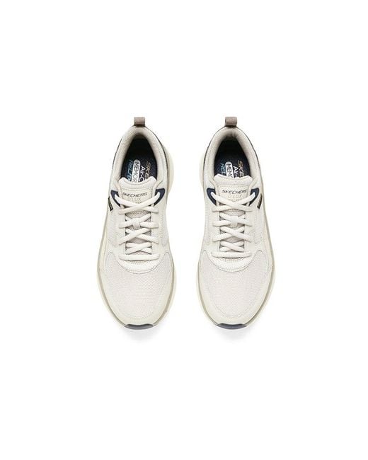 Skechers White D'Lux Walker for men