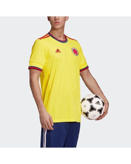 Adidas Yellow Fcf H Jsy National Team Home Fan Edition Soccer/Football Sports Short Sleeve Jersey for men