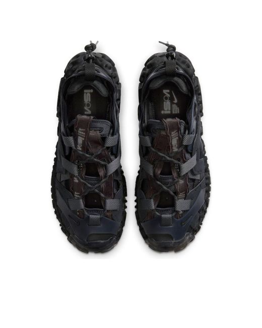 Nike Black Ispa Overreact Sandal 'Thunder' for men