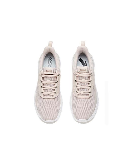 Anta White (Wmns) Life Series Sneakers 'Lotus'