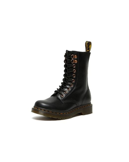 Dr. Martens Black (Wmns) 1490 Hdw Wanama Martin Boots