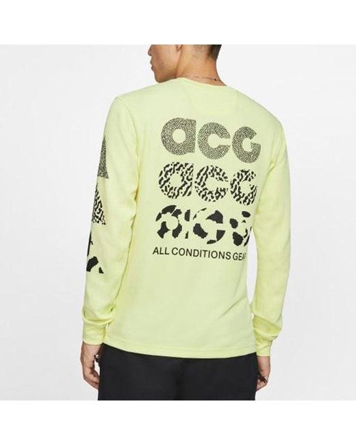 Nike Green Lab Acg Long-Sleeve Top for men