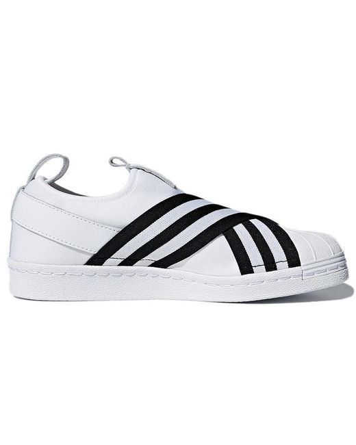 Adidas Black (Wmns) Superstar Slip-On 'Footwear'