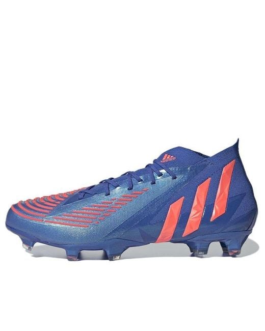 Adidas Blue Predator Edge.1 Fg 'Hi-Res Turbo' for men