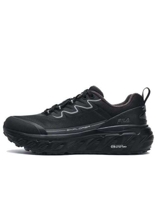 Fila Black Explorer Running Shoes for men