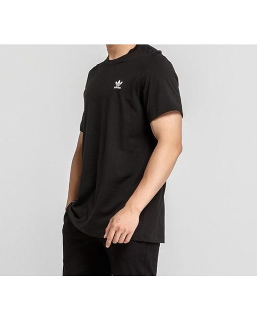 Adidas Black Originals Side Cashew Printing Sports Short Sleeve for men