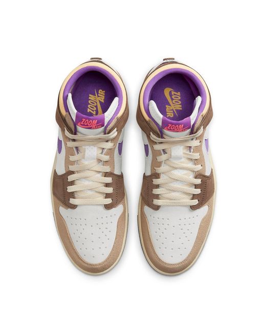 Nike Brown 1 High Zoom Air Cmft 2 'Palomino Wild Berry' for men