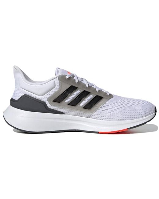 Adidas White Eq21 Run Shoes for men