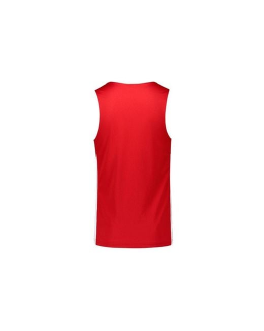 Nike Red M Nk Tank Reversible Breathable Sports Vest for men