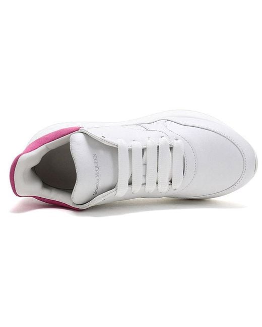McQueen White (Wmns) Oversized Runner Sneakers Rose'