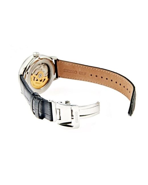 Seiko Metallic Watch Presage Series Japan Dial Belt Business 4R Movement Automatic Mechanical Watch