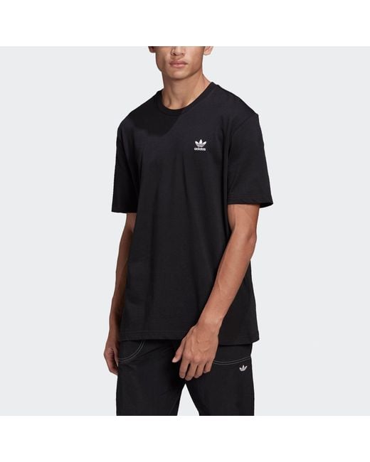 Adidas Black Originals B+F Trefoil Tee Logo Tee for men