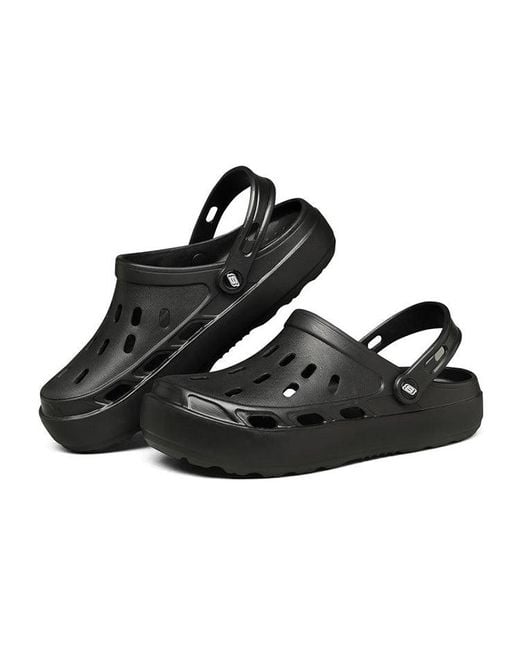 Skechers Black Swifters Minimalistic Cozy Sports Slippers Pure for men