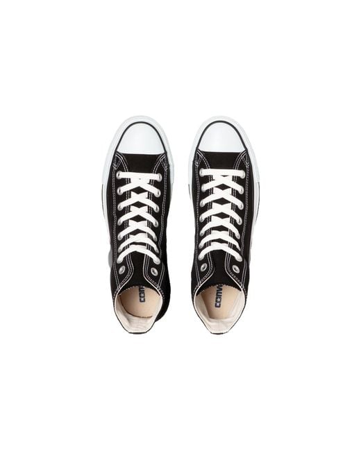 Converse Black Canvas All Star Hi for men