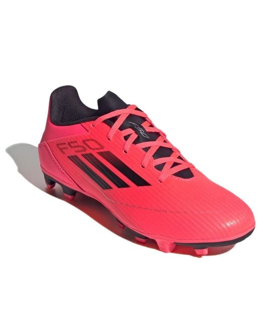 Adidas Red F50 'Turbo Aurora Platinum Metallic' for men