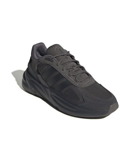 Adidas Black Ozelle Cloudfoam 'Charcoal' for men