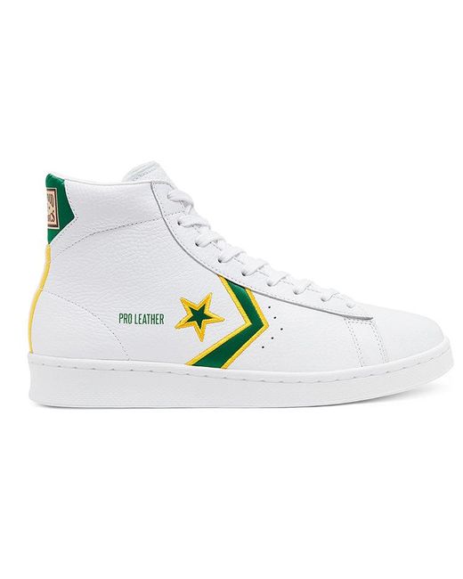 Converse White Pro Leather Mid 'Boston Celtics' for men