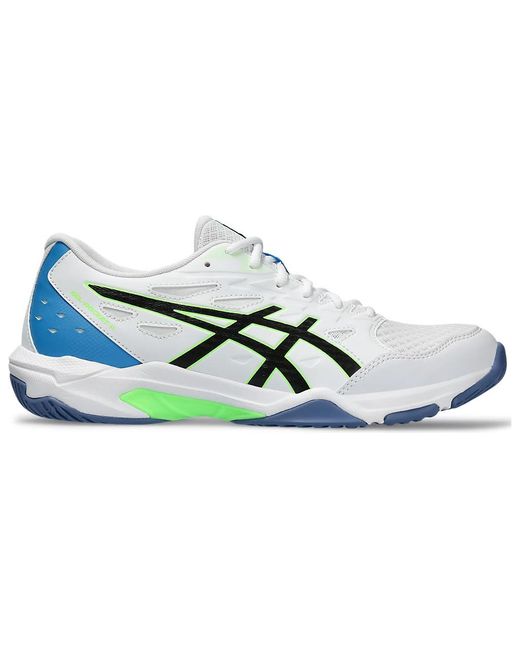 Asics Blue 1071a091-102 Gel-rocket 11 White/lime Burst Uk 10 for men