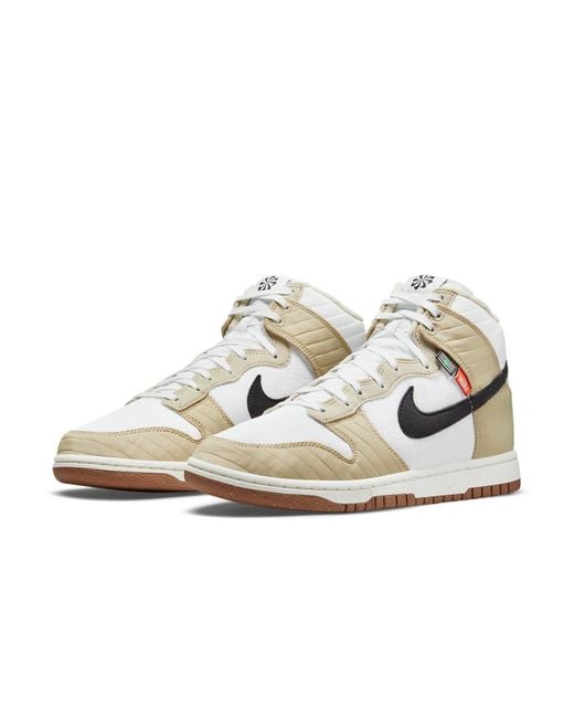 Nike White Dunk High Next Nature 'Toasty for men