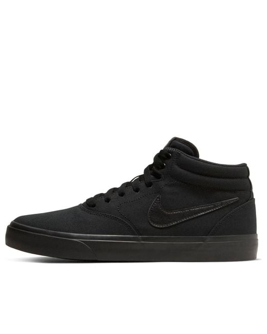 Nike Black Sb Charge Mid Canvas for men