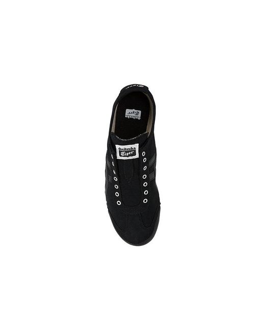 Onitsuka Tiger Black Mexico 66 Slip-On for men