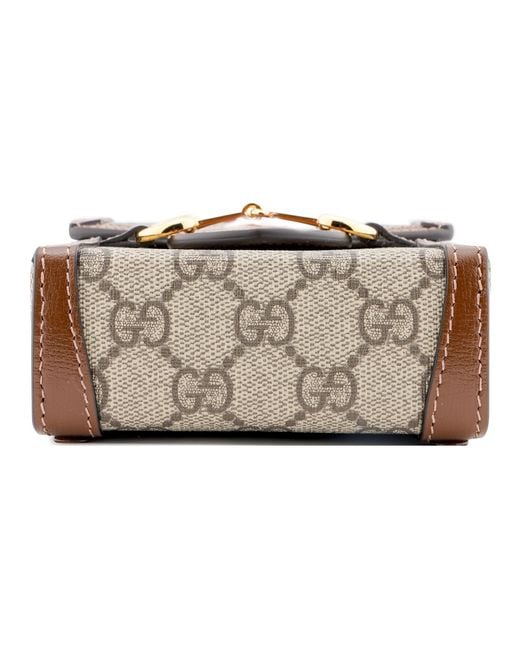 Gucci Brown Horsebit 1955 Mini Bag for men