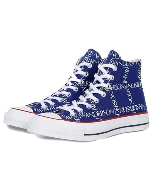 Converse Blue J.W. Anderson X Chuck 70 Hi Top 'Grid' for men