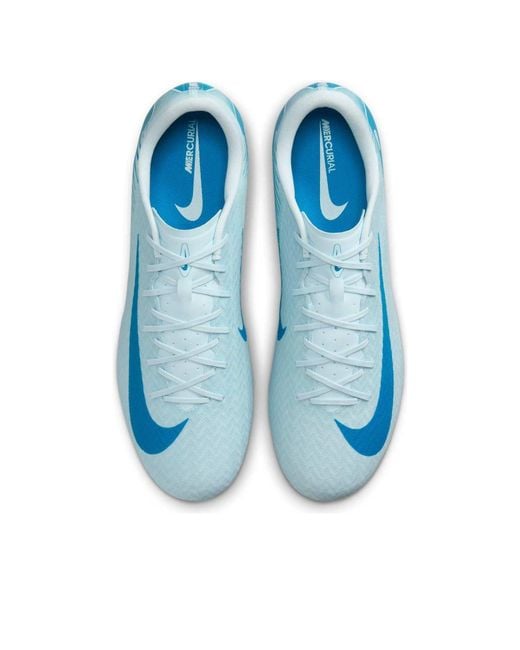 Nike Blue Mercurial Vapor 16 Academy Multi-Ground Low-Top Soccer Cleats for men
