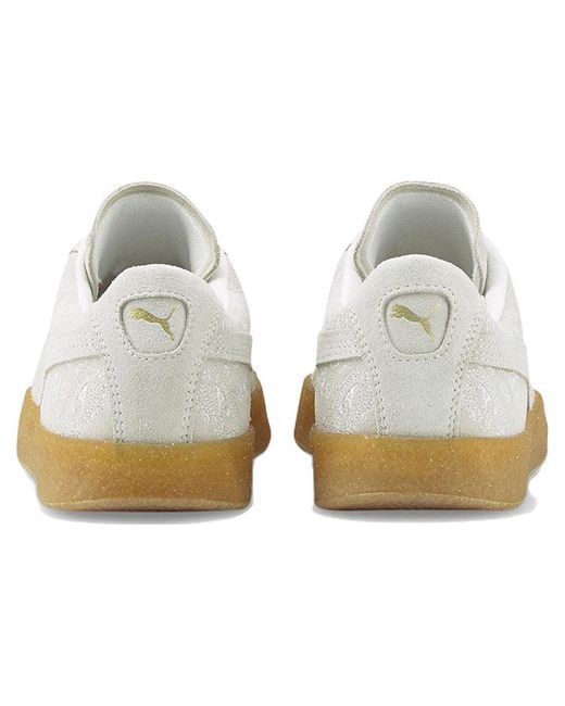 PUMA White Suede Crepe Embroidery for men