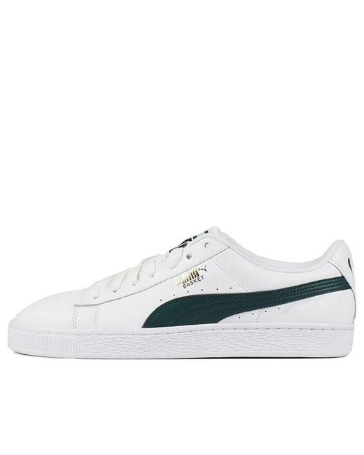 PUMA White Basket Lfs for men
